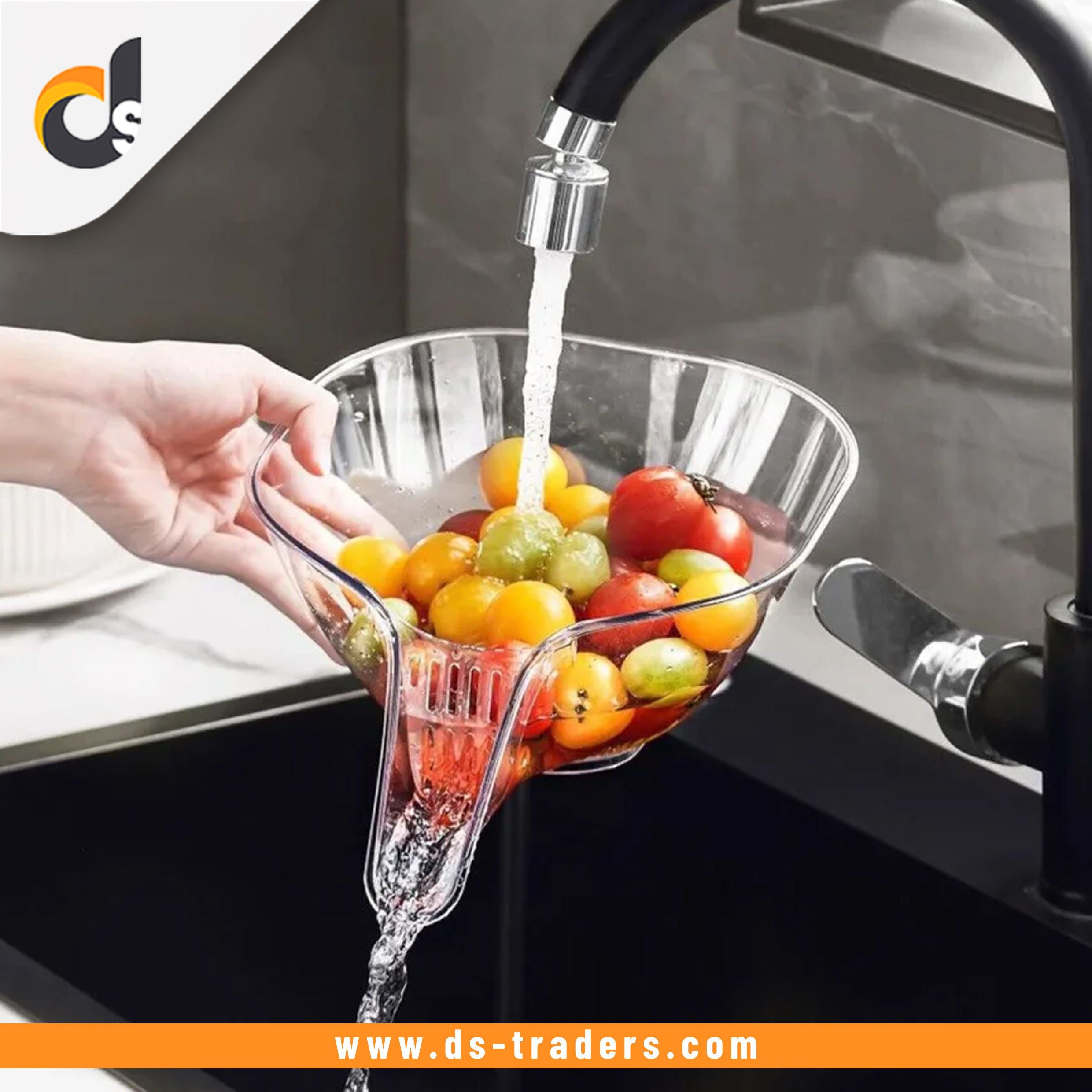 Transparent Multifunctional Drain Basket