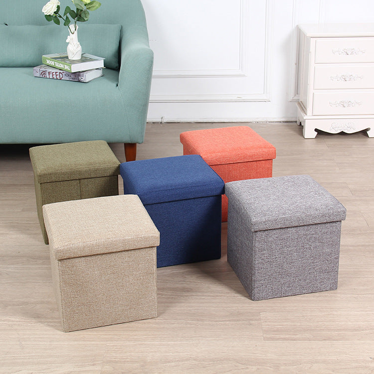 Sofa Style Foldable Storage Stool