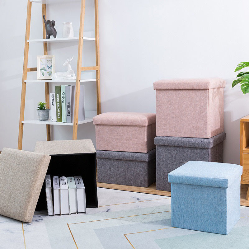 Sofa Style Foldable Storage Stool