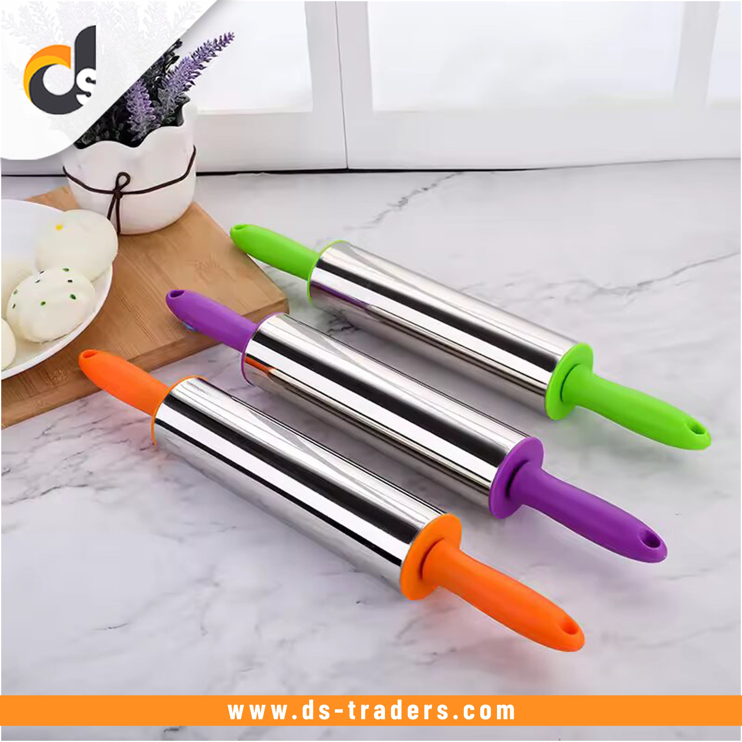 Stainless Steel Rolling Pin