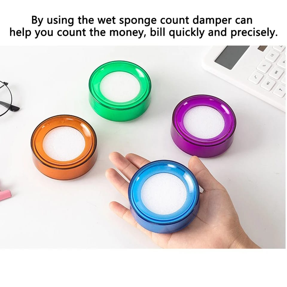 Water Sponge Damper – For Counting: Money, Paper, Notes