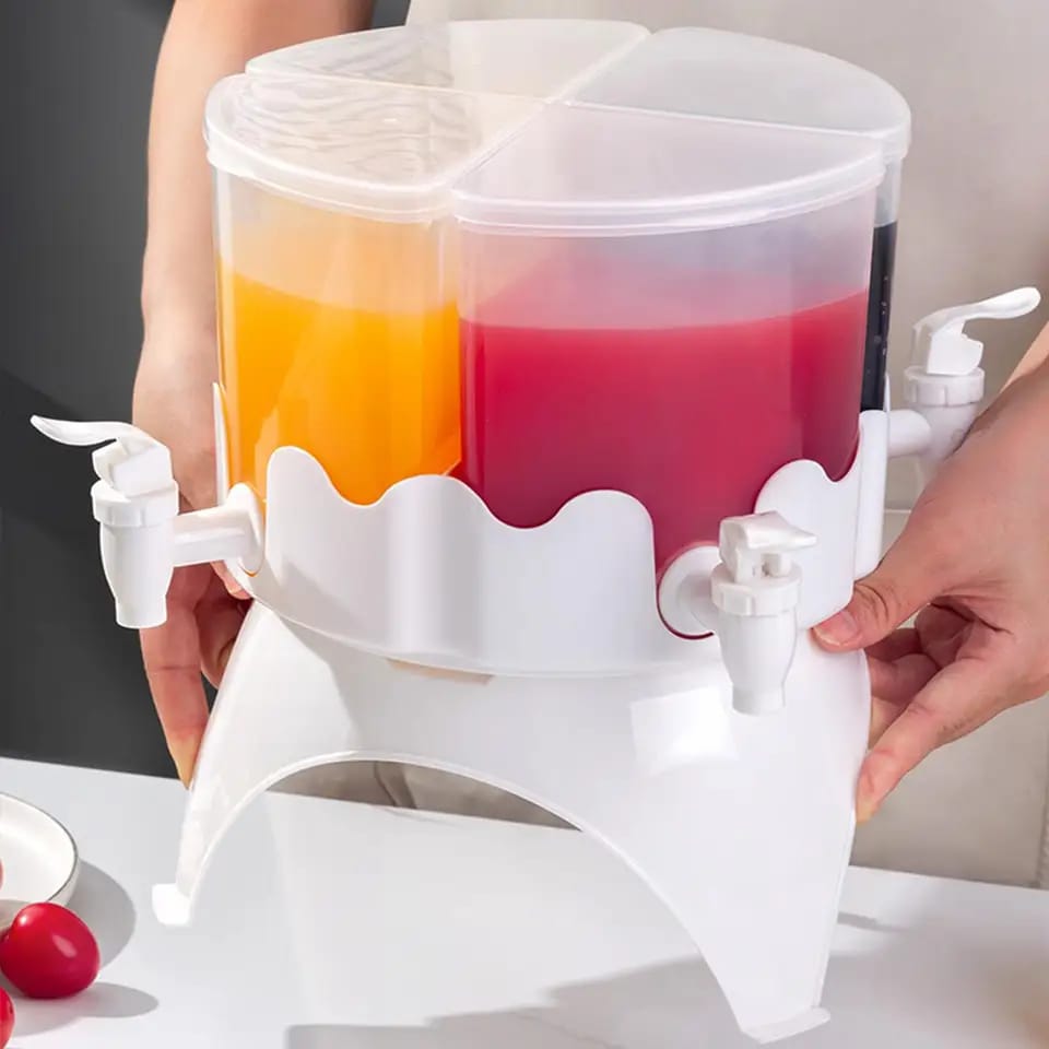 Rotatable large-Capacity Beverage 4 in 1 Drink Dispenser