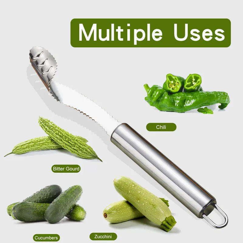 Vegetable Cutter and Seed Remover