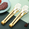 Stainless Steel Golden Food Tong