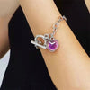 Stylish Colorful Heart Love Bracelet (Random Colors)