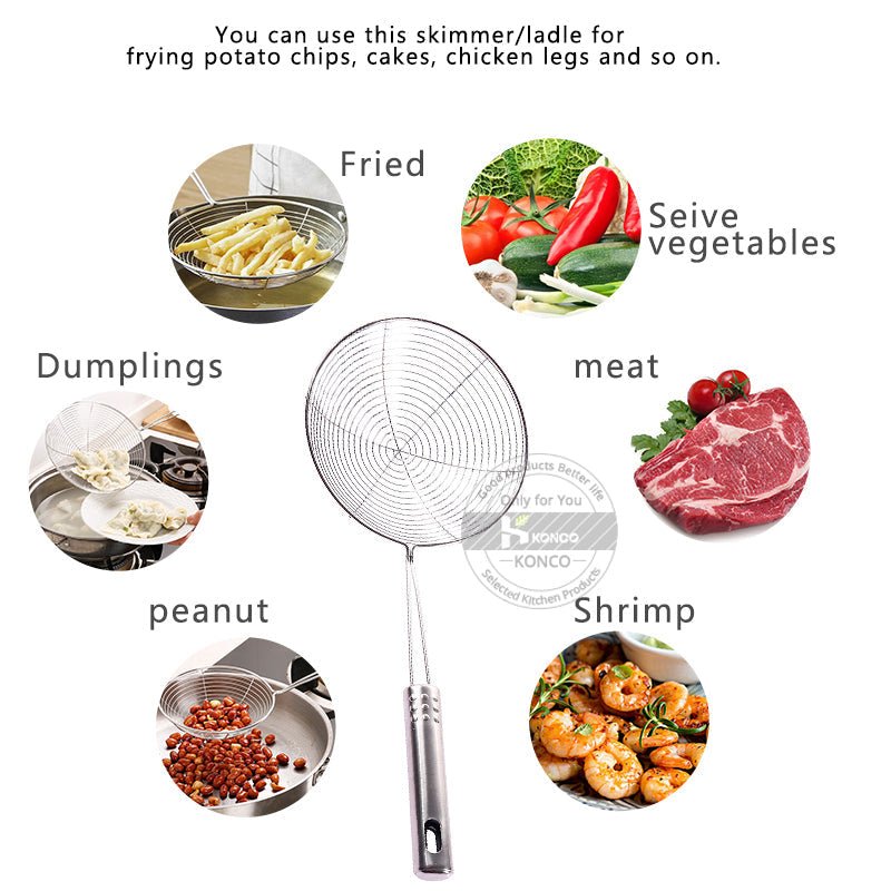 Stainless Steel Food Frying Strainer