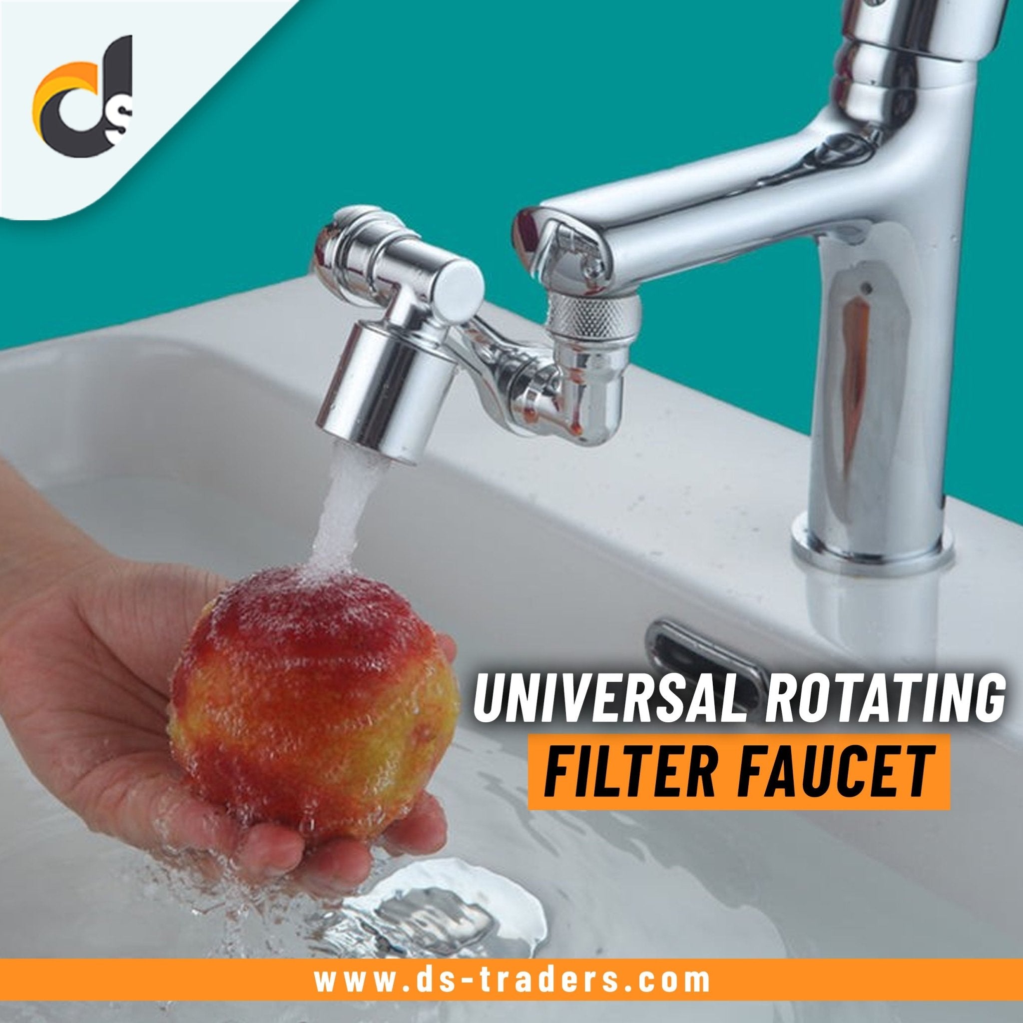 Universal Rotating Splash Filter Faucet