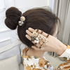 Pearl Flower Elastic Hair Rope