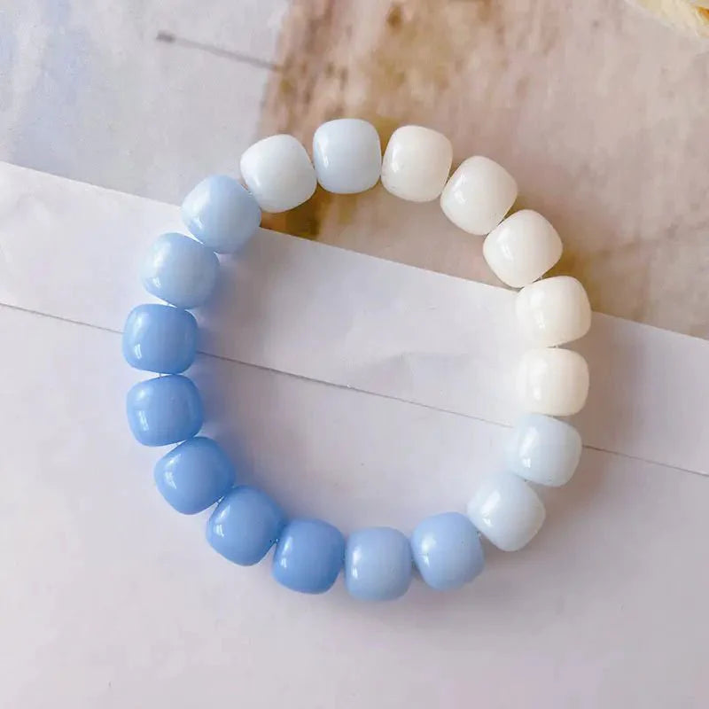 Gradient Color Bead Bracelet