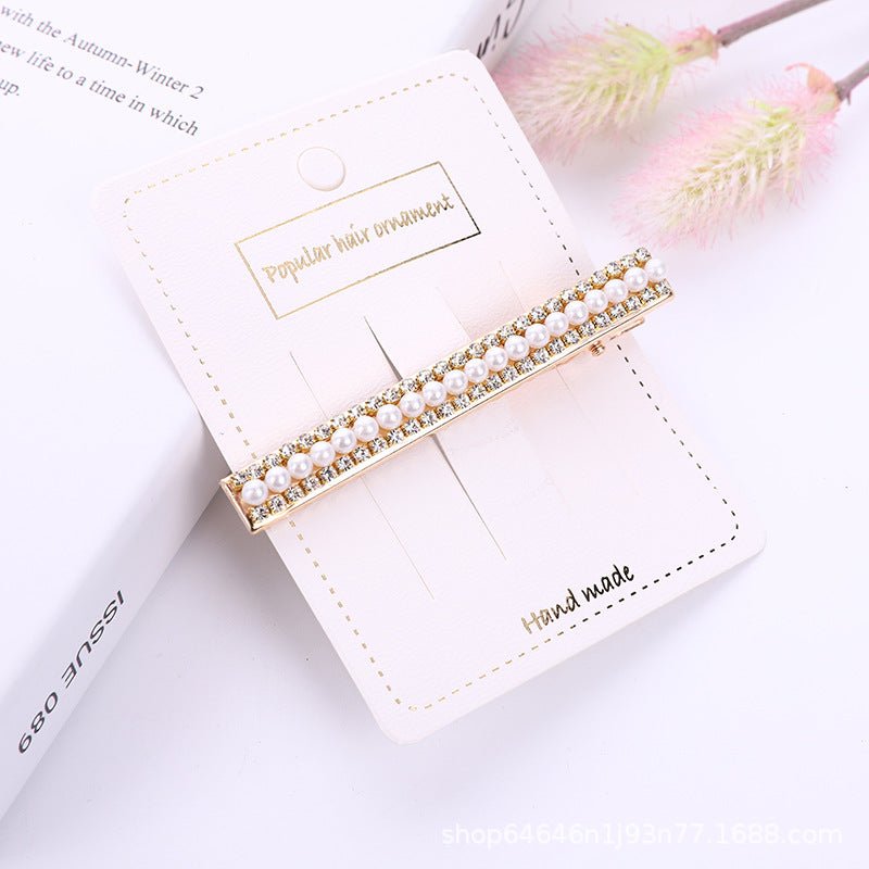 Pearl Diamond Hair Clip